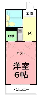 ピュアタウン落合【1階】の間取り