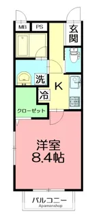 パレット39 A【3階】の間取り