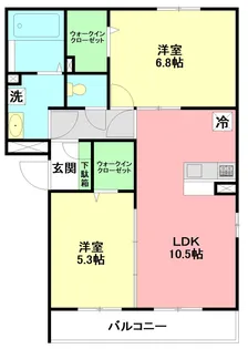セグンド エスペランサ【3階】の間取り