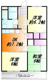 セレス岩原【2階】の間取り