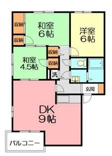 古館ハイツ【201号室】の間取り