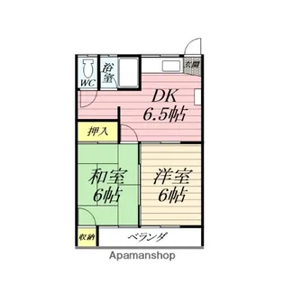 セレクトハウス八幡【1階】の間取り