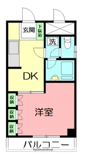 丸大コーポ【3階】の間取り