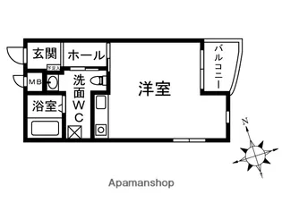 KUGUHI(クグイ)【401号室】の間取り