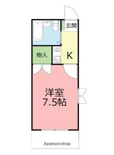 サンパレス湘南【1階】の間取り
