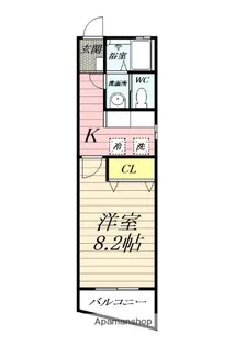 プルメリア湘南【1階】の間取り