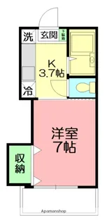 エクセレント【1階】の間取り