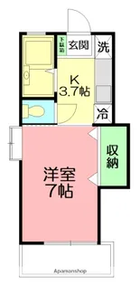 エクセレント【1階】の間取り