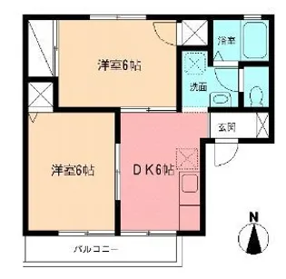 ブライティアB【102号室】の間取り