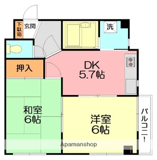 吉田ビル【3階】の間取り