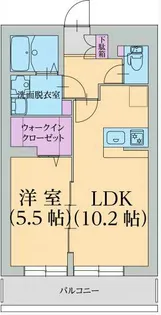 アンフィル湘南【1階】の間取り
