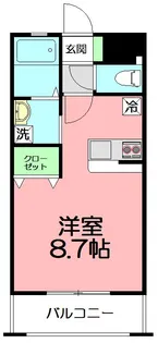 セレッソ十間坂【1階】の間取り
