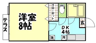 メイプルハイツ【1階】の間取り