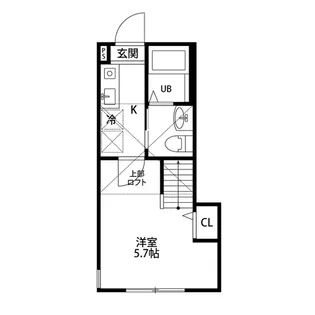ラ・ポルト桜ヶ丘【2階】の間取り