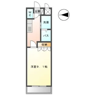 AQUA BLOW(アクアブロー)【1階】の間取り