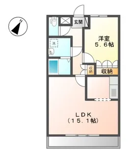 フレンドシップSHONAN【1階】の間取り