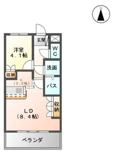 エルマルム【2階】の間取り