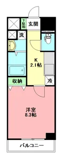 ローデア【4階】の間取り