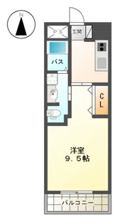 ヴィーナス(VENUS)【2階】の間取り