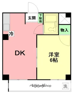野村マンション【4階】の間取り