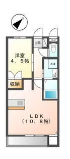 ソワール鎌倉【1階】の間取り