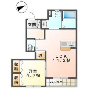 ラークヒル【1階】の間取り