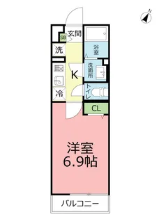 リブリ・パルク朝日町【2階】の間取り