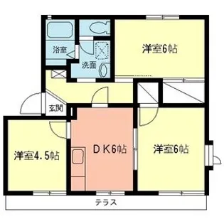 ハイム藤友B【101号室】の間取り