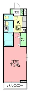 プレミール伊勢原【1階】の間取り