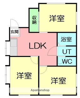 メゾンアイB【1階】の間取り