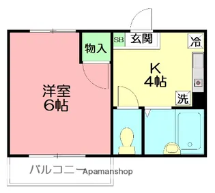 フジパレス【2階】の間取り