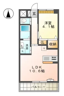 ツヴェルフ湘南【2階】の間取り