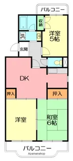 エトワール薬師台【4階】の間取り