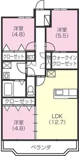 エスプリIII【201号室】の間取り