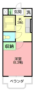 テクトピア秦野【108号室】の間取り