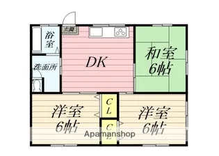 笠窪シオン【1階】の間取り