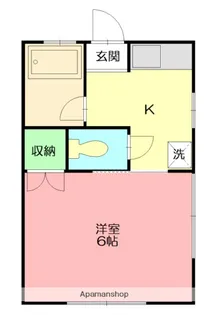 ドミールパピヨン【1階】の間取り