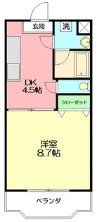コンフィアンス【1階】の間取り
