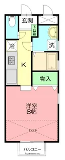 レーベンハイム21G棟【2階】の間取り