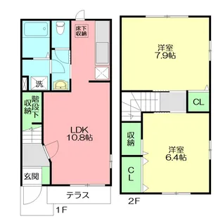 サンリットヴィラⅣ【1階】の間取り