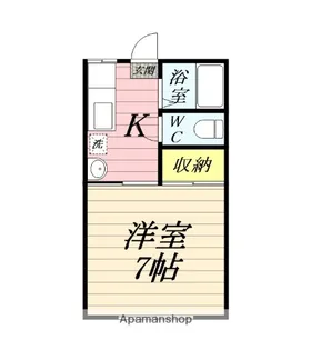 サンハイツS【1階】の間取り