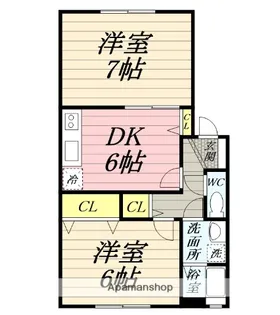 ブラウニーコート【1階】の間取り