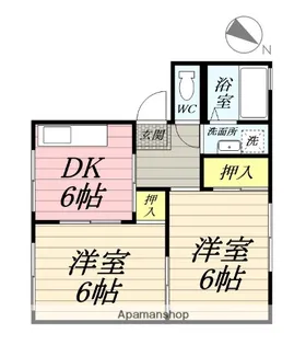 コート・アムール【2階】の間取り