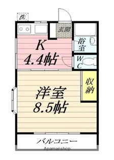 ハイツ多慶【2階】の間取り