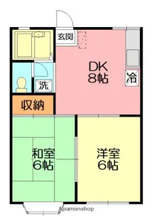オークヴィレッジ【1階】の間取り