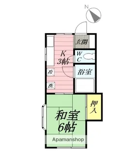 ハイツ№1【1階】の間取り