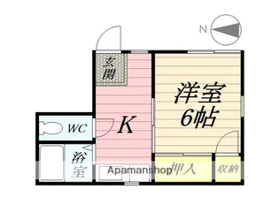 柳川ハイツ【2階】の間取り