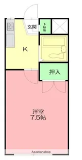 キャメラハウス【1階】の間取り