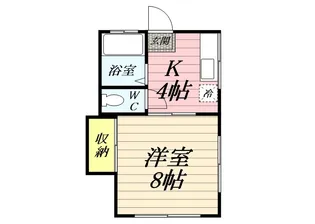 コーポ F【2階】の間取り