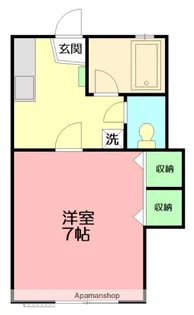 コーポ内海【2階】の間取り